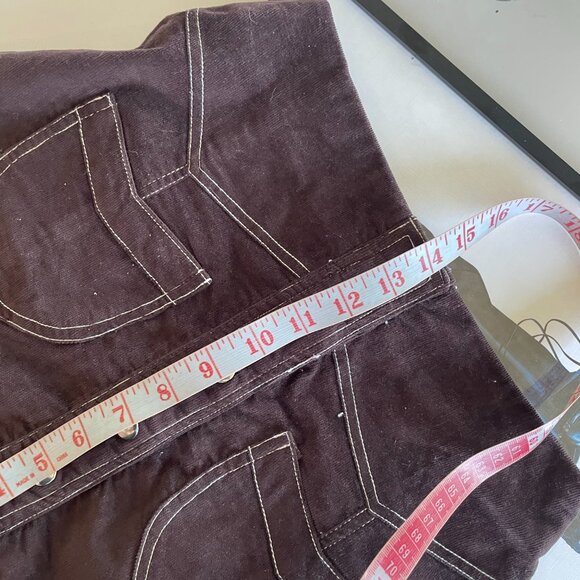 Asos Western Button Front Corduroy Mini Skirt - Picture 5 of 5